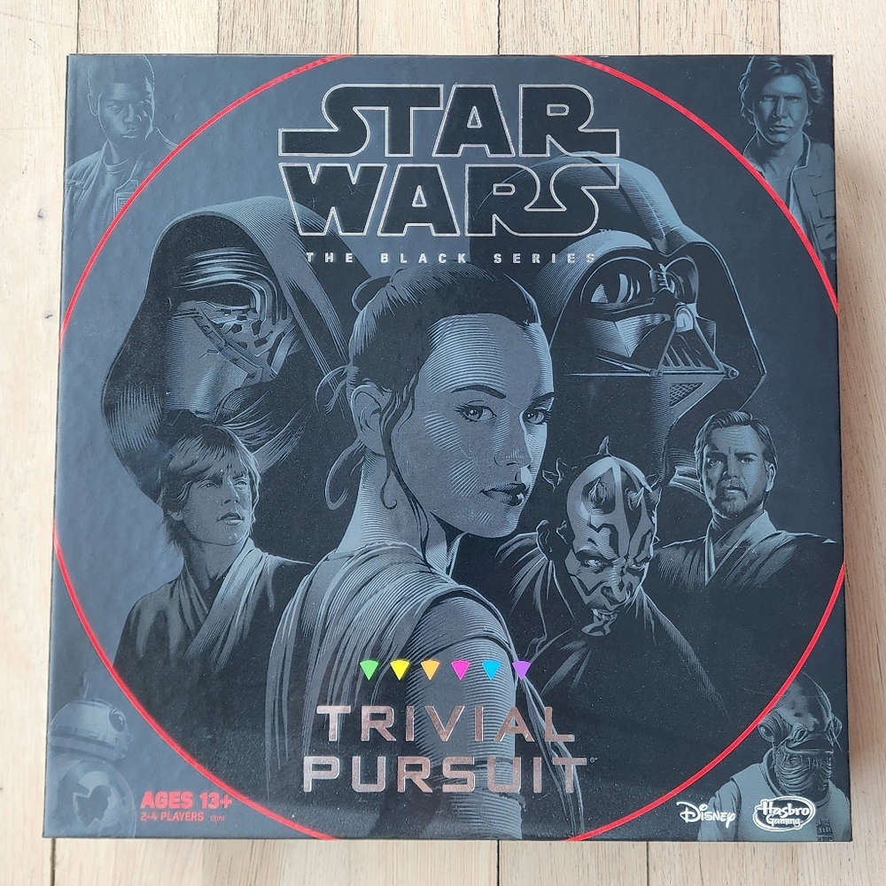 Hasbro Star Wars Trivial Pursuit Game - Black and Gray